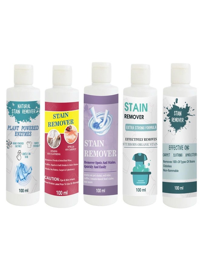 مجموعة مزيلات بقع توفوس: مزيل بقع القمصان، الأحمر، البنفسجي، الدمى، والسماء | محلول تنظيف متعدد الأسطح للملابس والأقمشة والمفروشات (100 غرام لكل عبوة) - Image 1